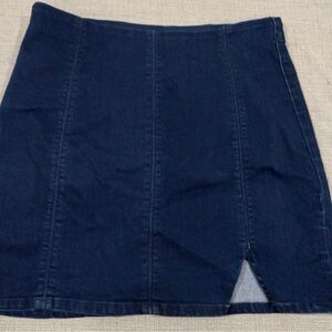 Free People Denim Mini Skirt
